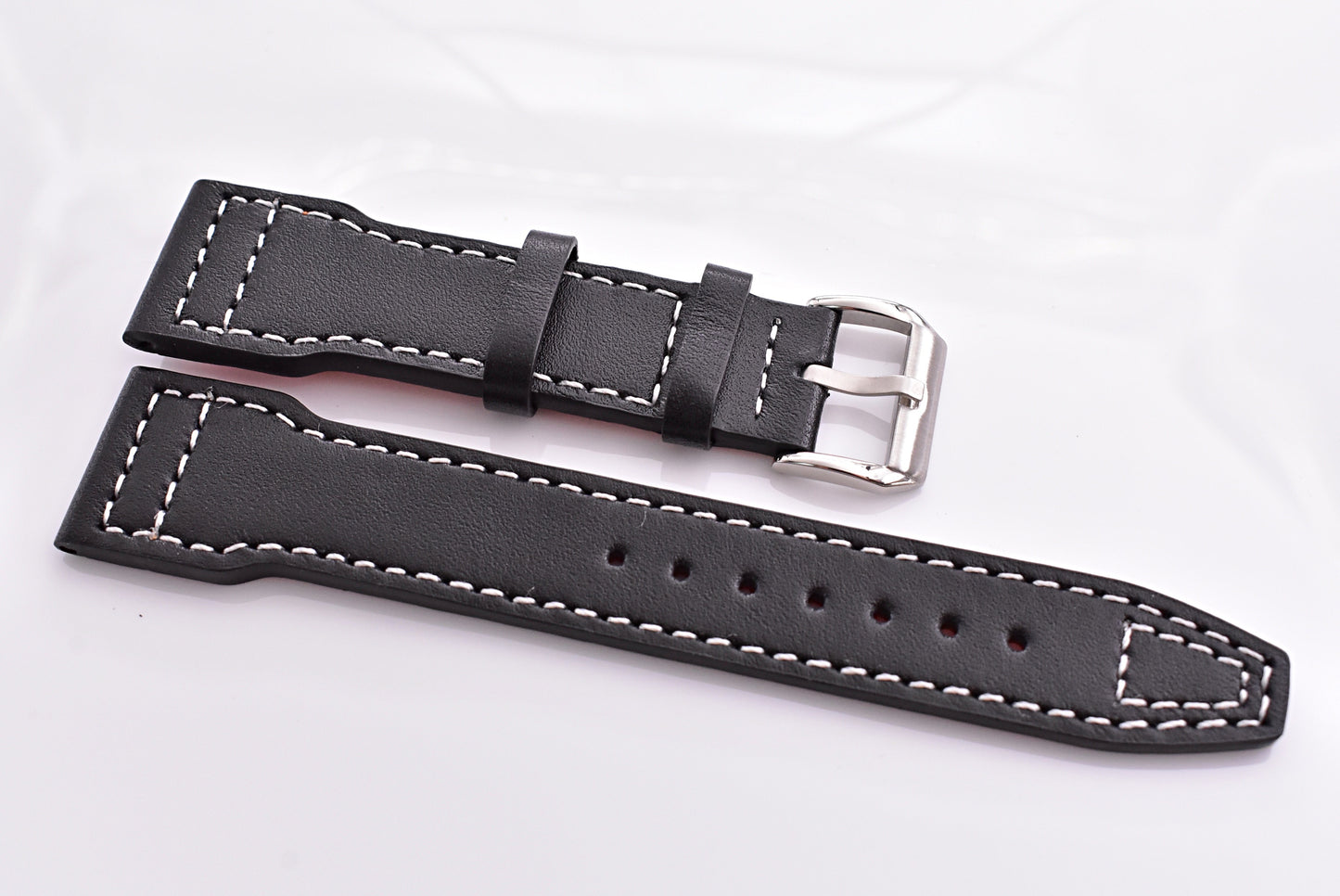 Řemínek CRAZY AVIATOR pilotní / letecké hodinky Hovězí kůže 20-22mm