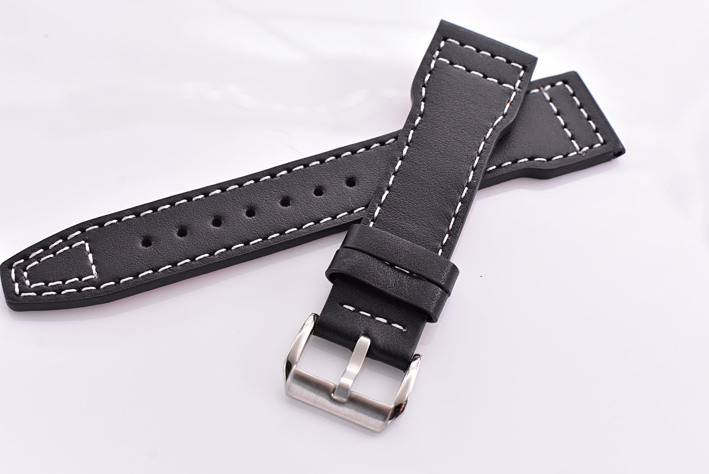 Řemínek CRAZY AVIATOR pilotní / letecké hodinky Hovězí kůže 20-22mm