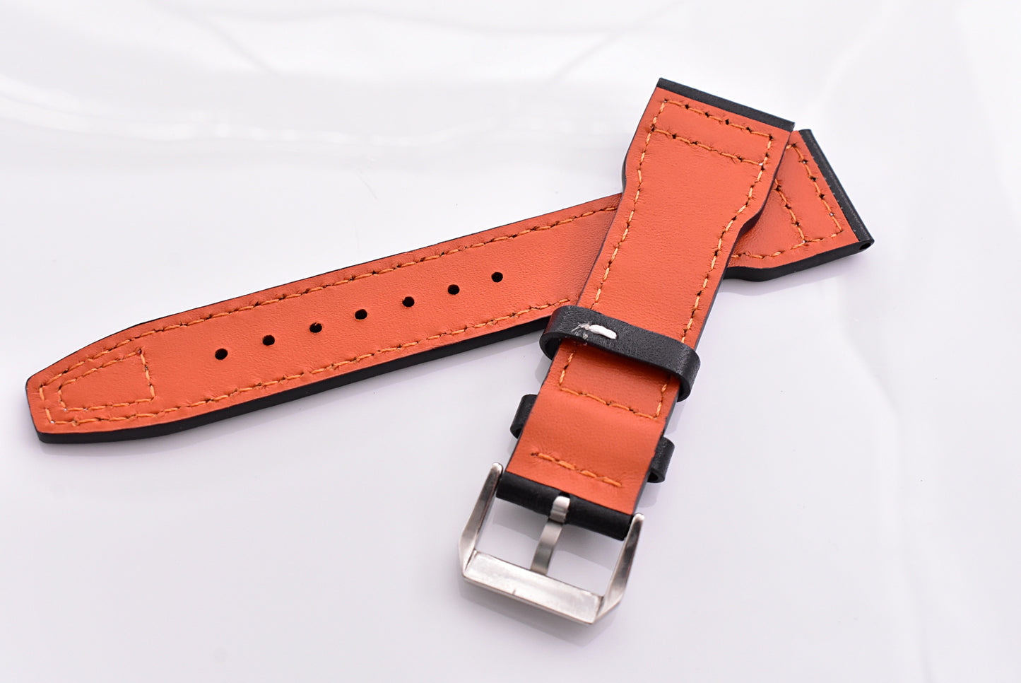 Řemínek CRAZY AVIATOR pilotní / letecké hodinky Hovězí kůže 20-22mm