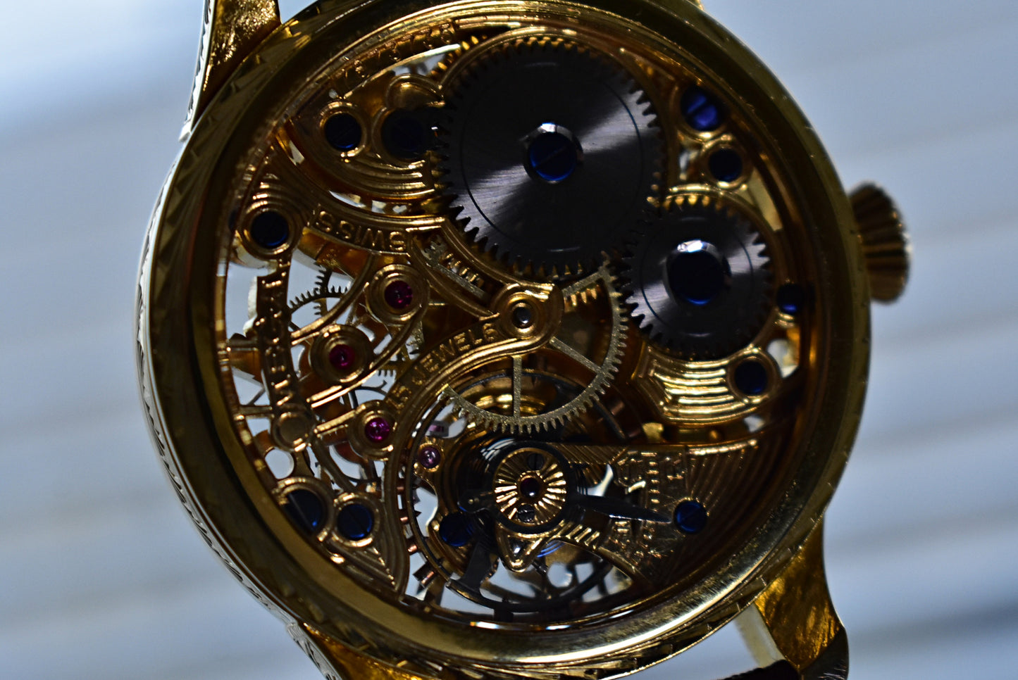 Unikátní skeletové hodinky OMEGA "ZBROJAŘ" 1934