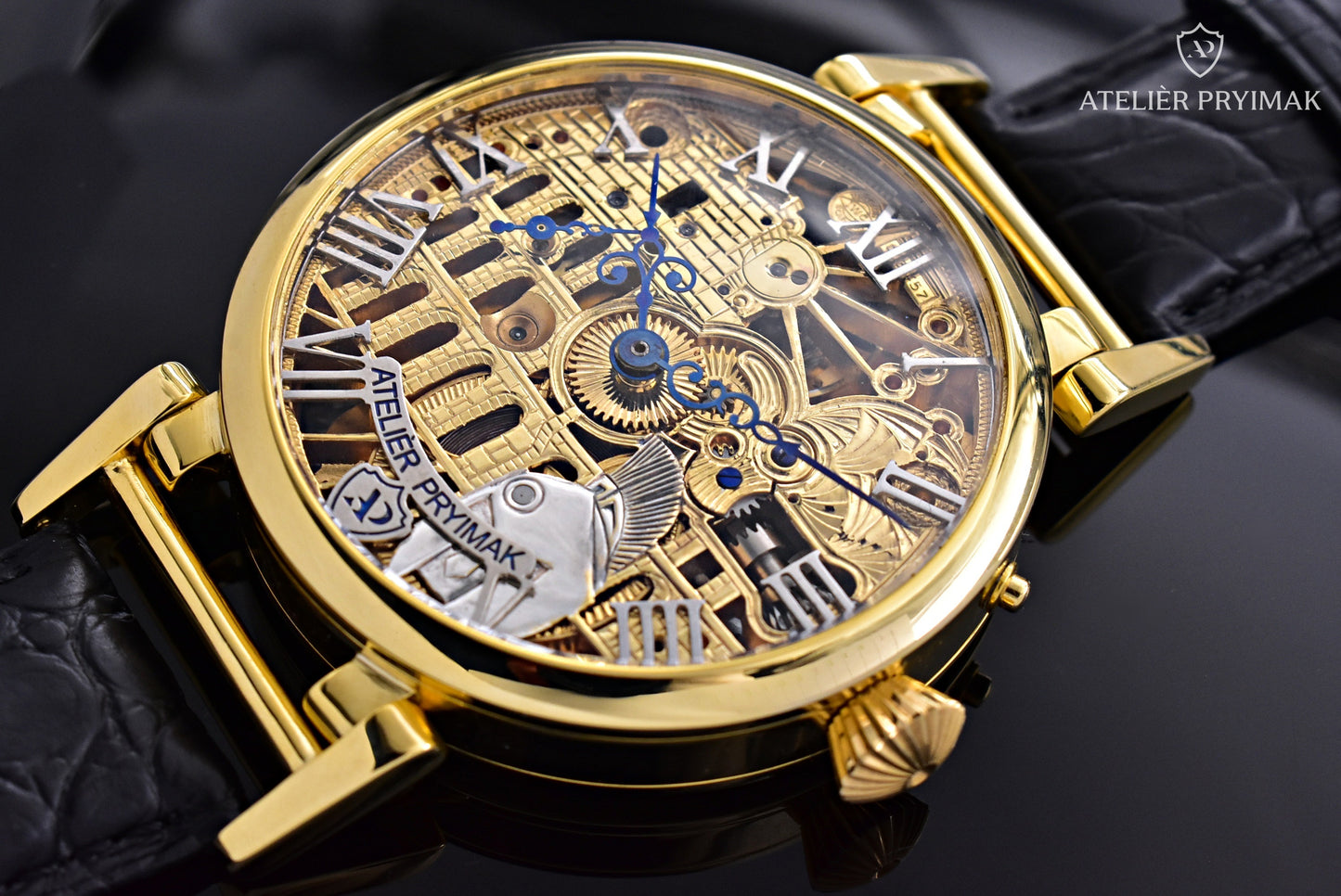 Exkluzivní skeletové hodinky IWC Schaffhausen "GLADIÁTOR" 1926