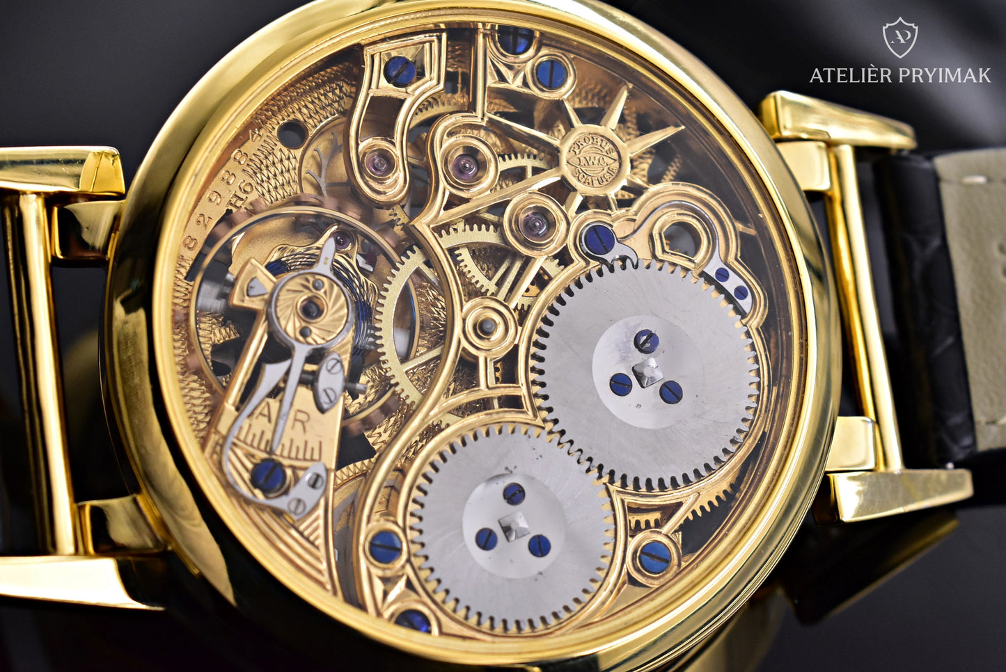 Exkluzivní skeletové hodinky IWC Schaffhausen "GLADIÁTOR" 1926