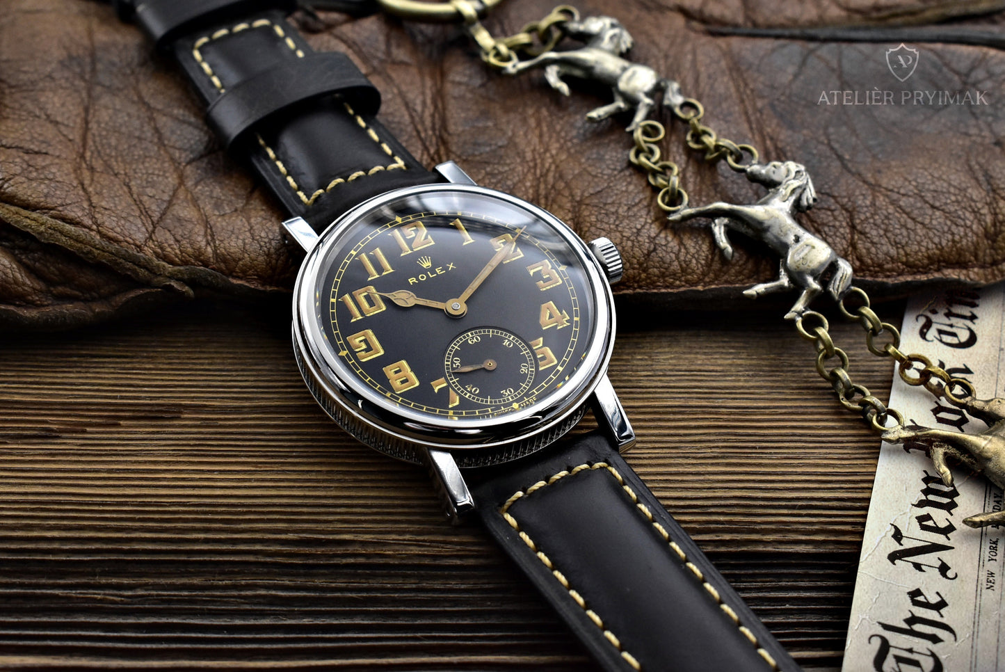 Vojenské starožitné švýcarské hodinky ROLEX 1940