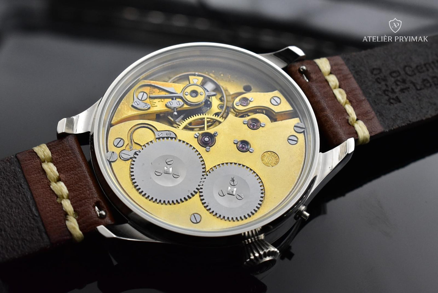 Letecké /pilotní starožitné hodinky IWC Schaffhausen 1911 s turbinou