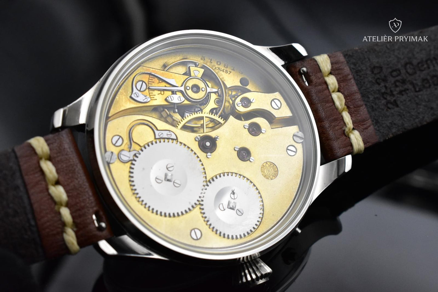 Letecké /pilotní starožitné hodinky IWC Schaffhausen 1911 s turbinou