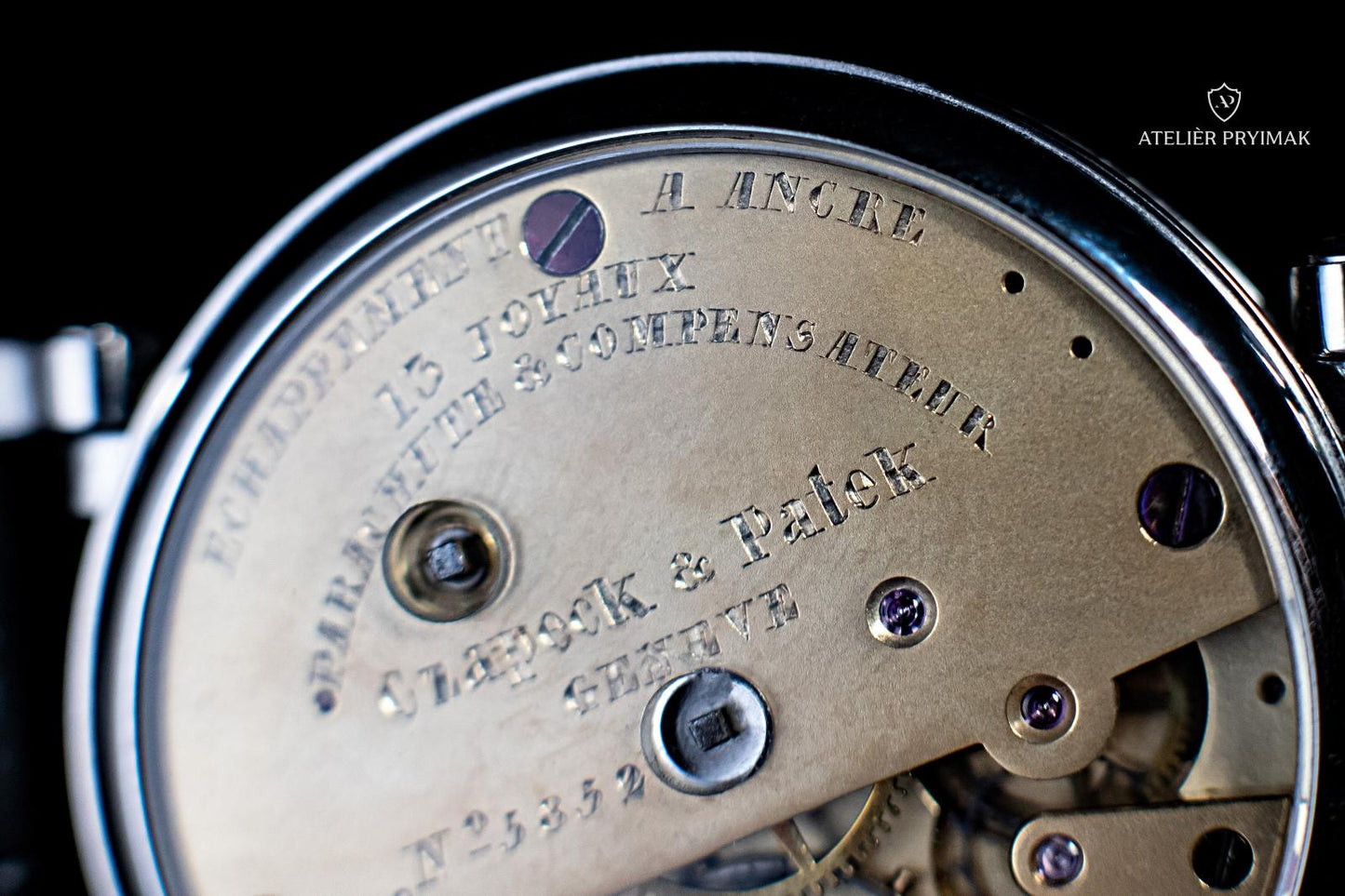 Museální Starožitné Hodinky Czapeck & Patek 1852