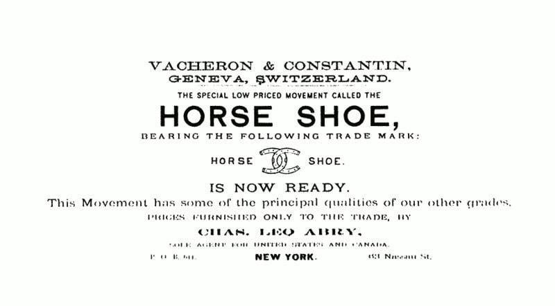 Starožitné Hodinky Vacheron & Constantin „Horse Shoe“ 1900