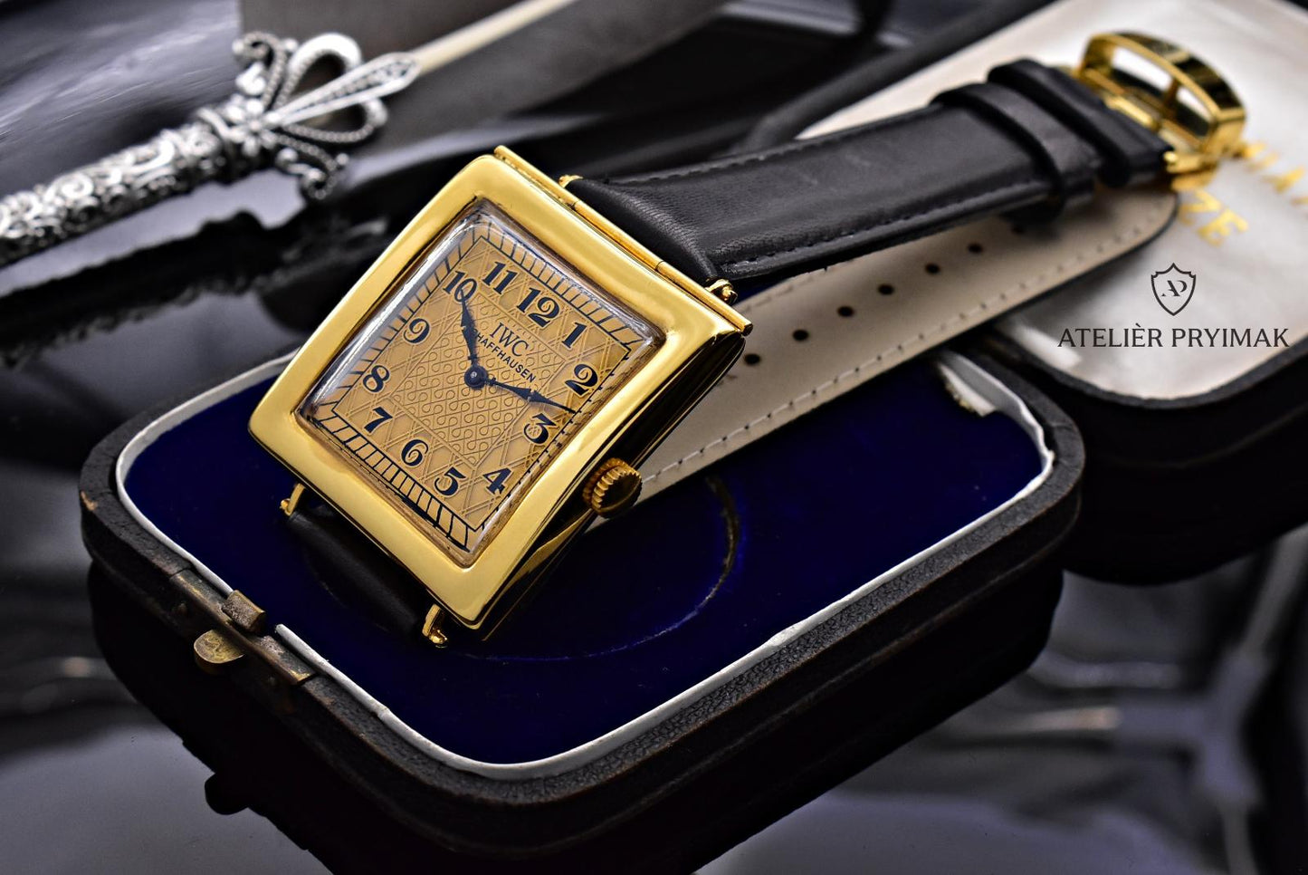 Starožitné švýcarské hodinky IWC Schaffhausen ART DÉCO 1920