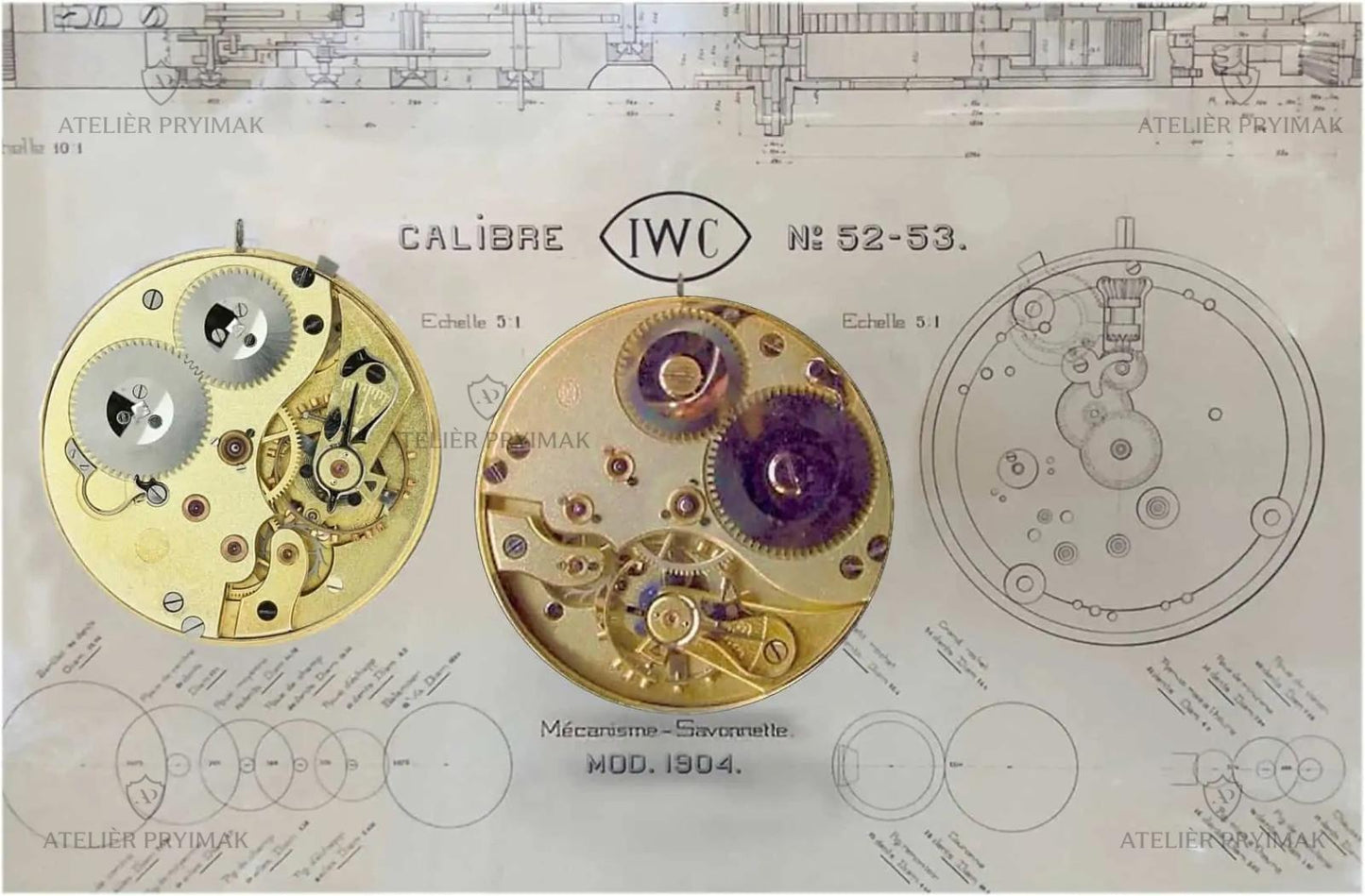 Starožitné Švýcarské Hodinky IWC Schaffhausen "Qual. Extra" 1906