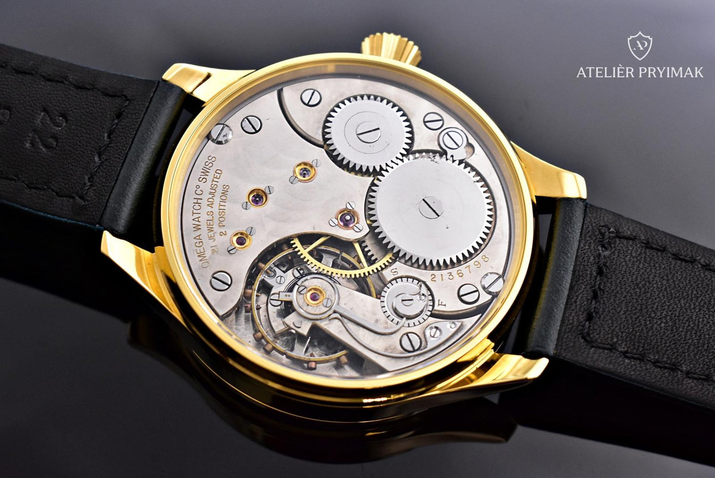 *PŘEDOBJEDNÁVKA* Starožitné švýcarské hodinky OMEGA Chronometre 21 jewels 1903