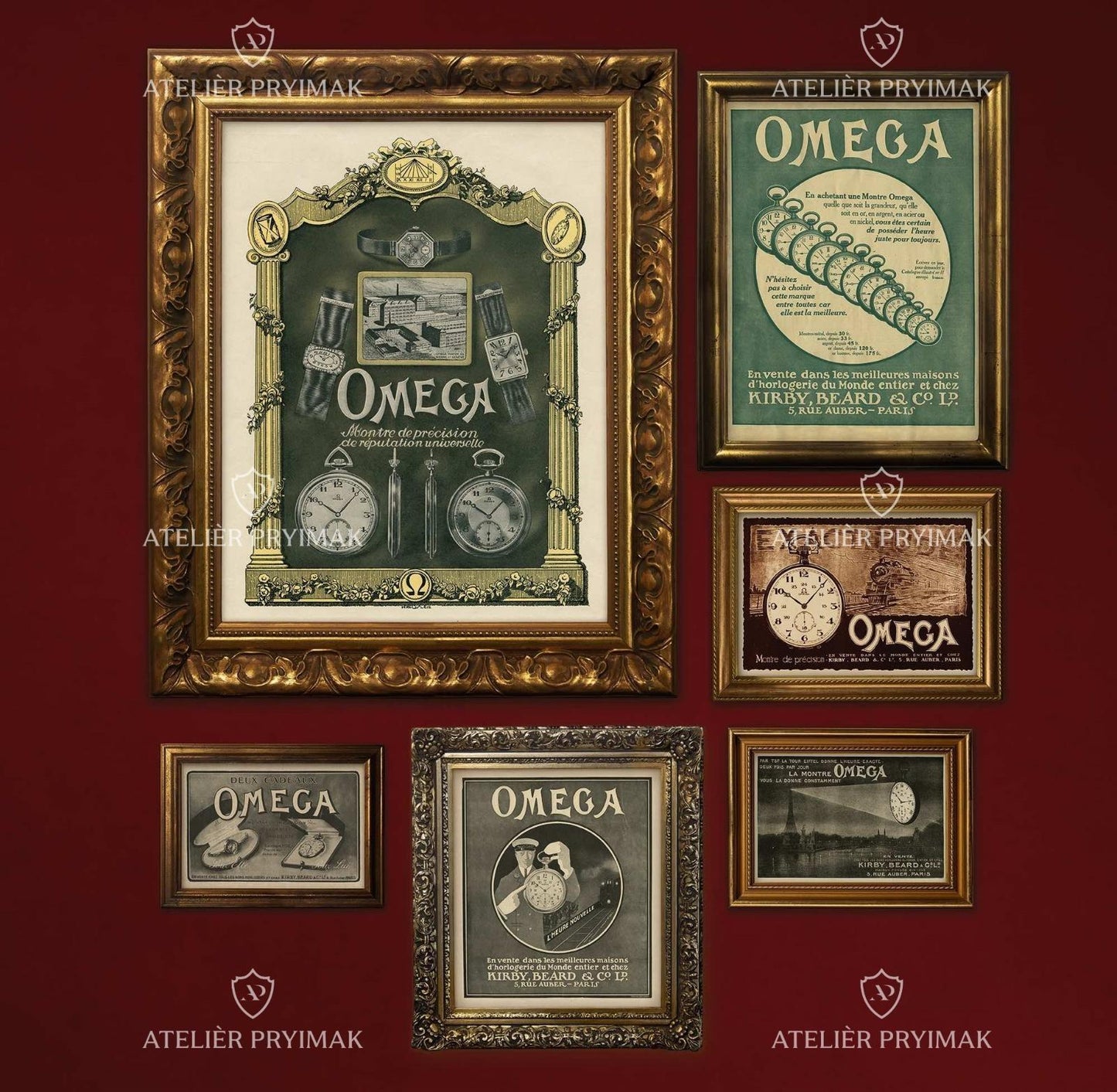*PŘEDOBJEDNÁVKA* Starožitné švýcarské hodinky OMEGA Chronometre 21 jewels 1903