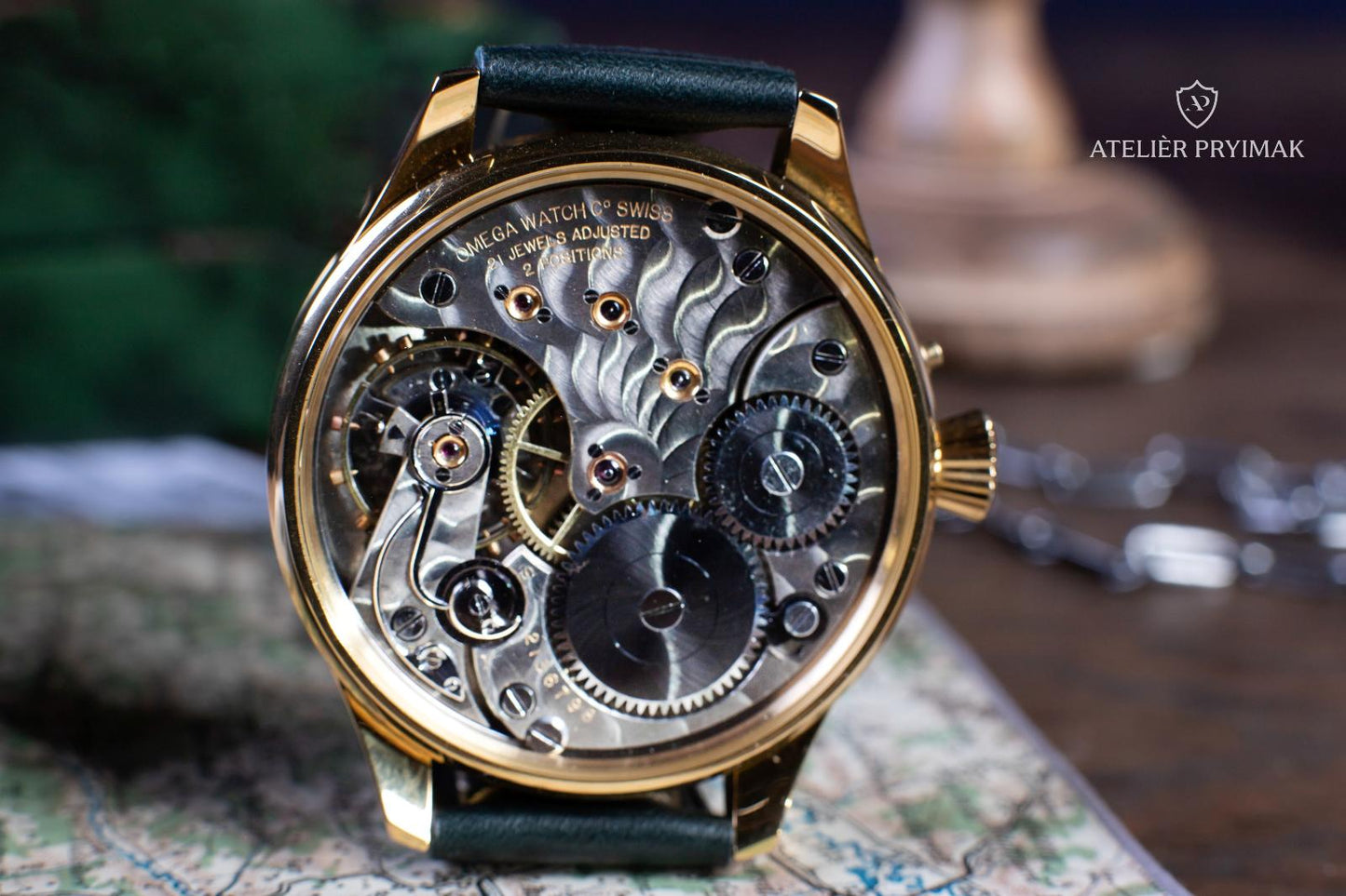 *PŘEDOBJEDNÁVKA* Starožitné švýcarské hodinky OMEGA Chronometre 21 jewels 1903