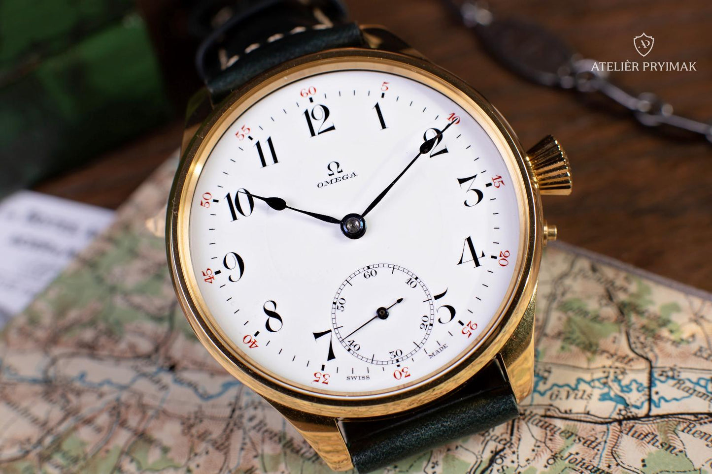 *PŘEDOBJEDNÁVKA* Starožitné švýcarské hodinky OMEGA Chronometre 21 jewels 1903