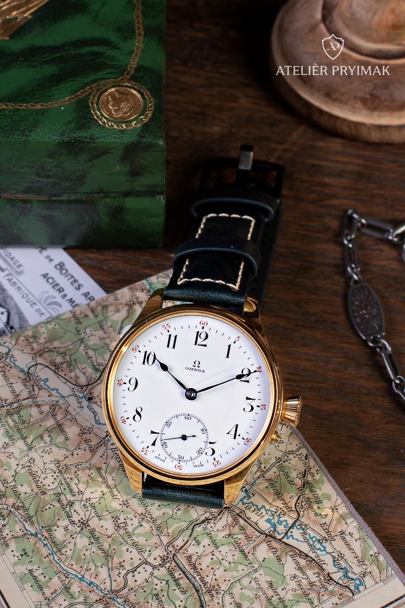 *PŘEDOBJEDNÁVKA* Starožitné švýcarské hodinky OMEGA Chronometre 21 jewels 1903