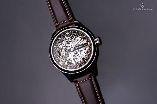Starožitné Skeletové Hodinky ZENITH 1938