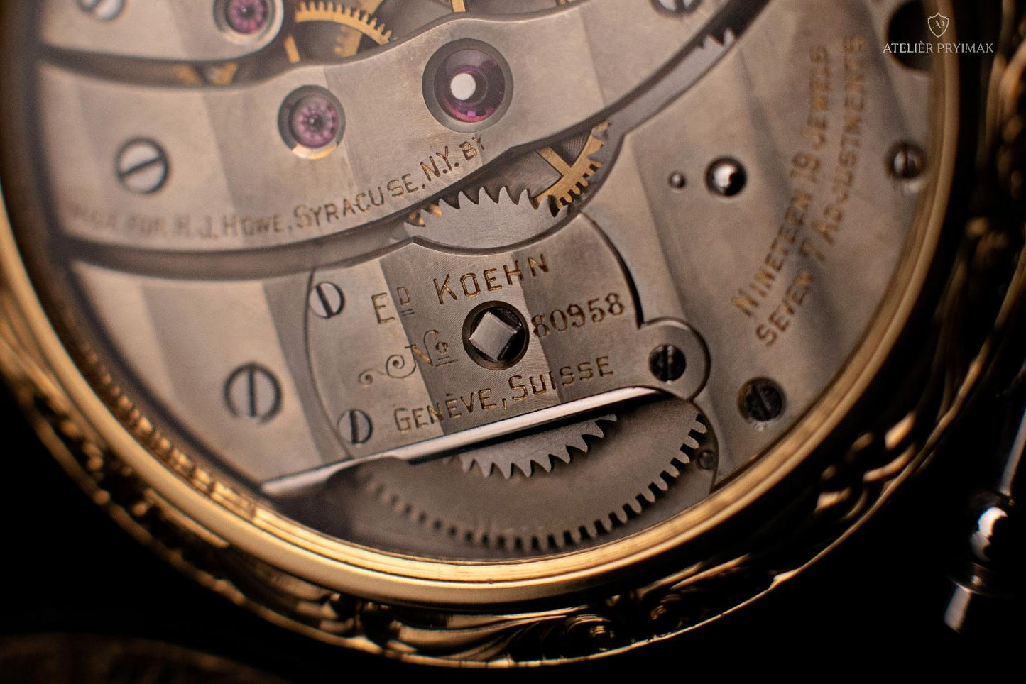 Starožitné Švýcarské Hodinky Ed. KOEHN (PATEK PHILIPPE) 1900